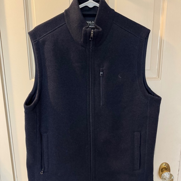 Navy Polo Ralph Lauren Vest - Picture 1 of 2